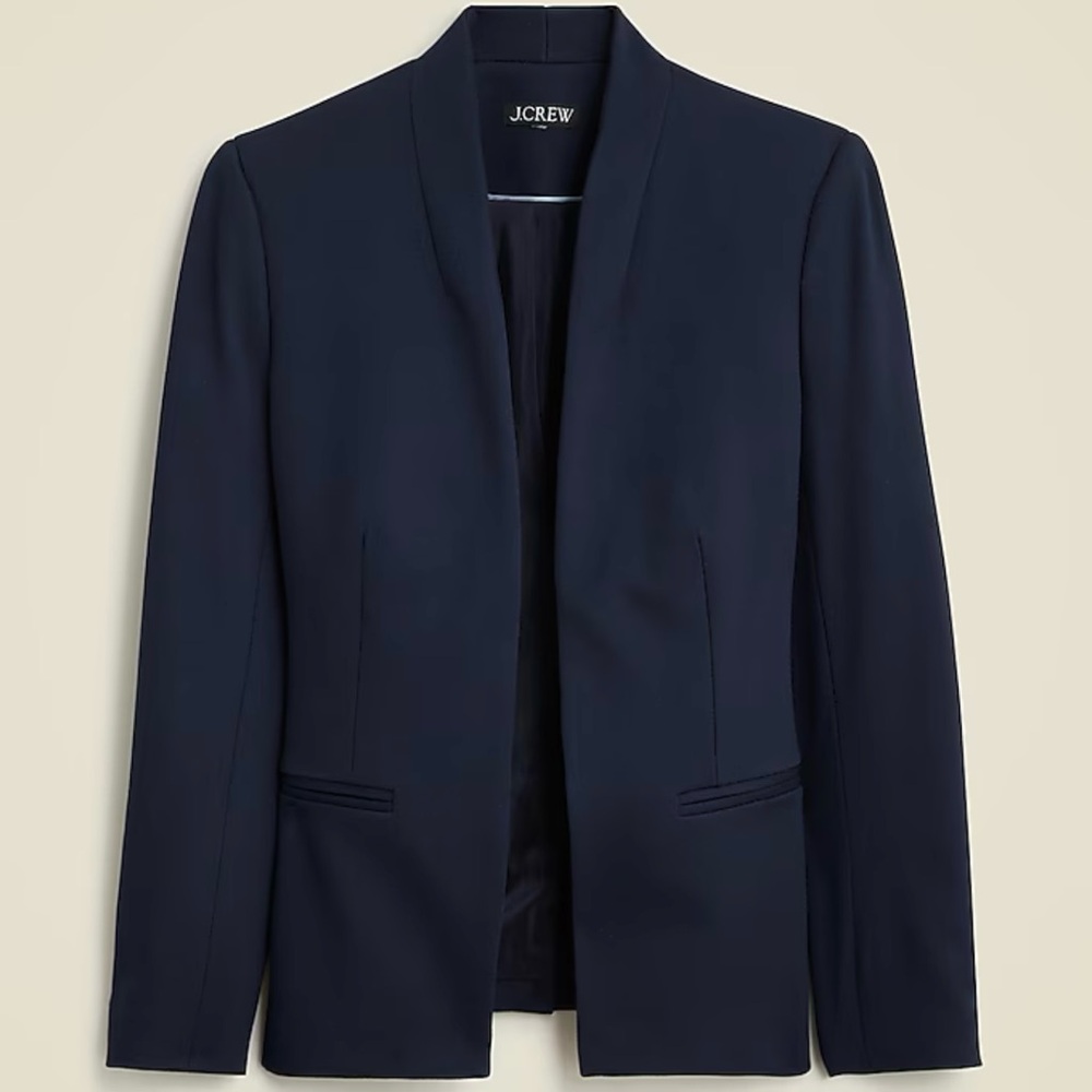 J.Crew 365 Going Out Blazer - Size 4 in Navy - Picture 2 of 5